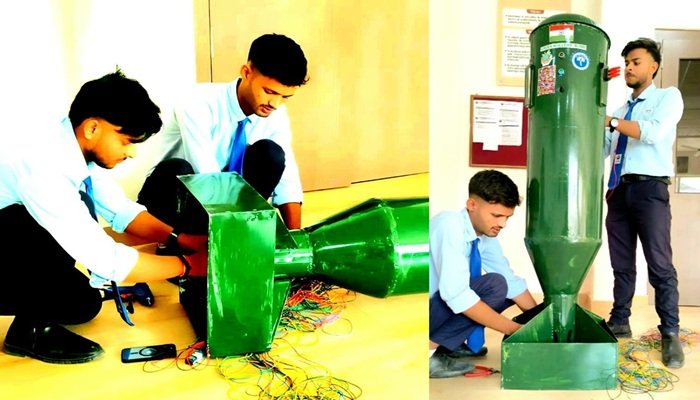 आईटीएम गीडा के स्‍टूडेंट्स ने बनाया 'ग्रीन न्यूक्लियर बम', धरती पर बरसाएगा हरियाली